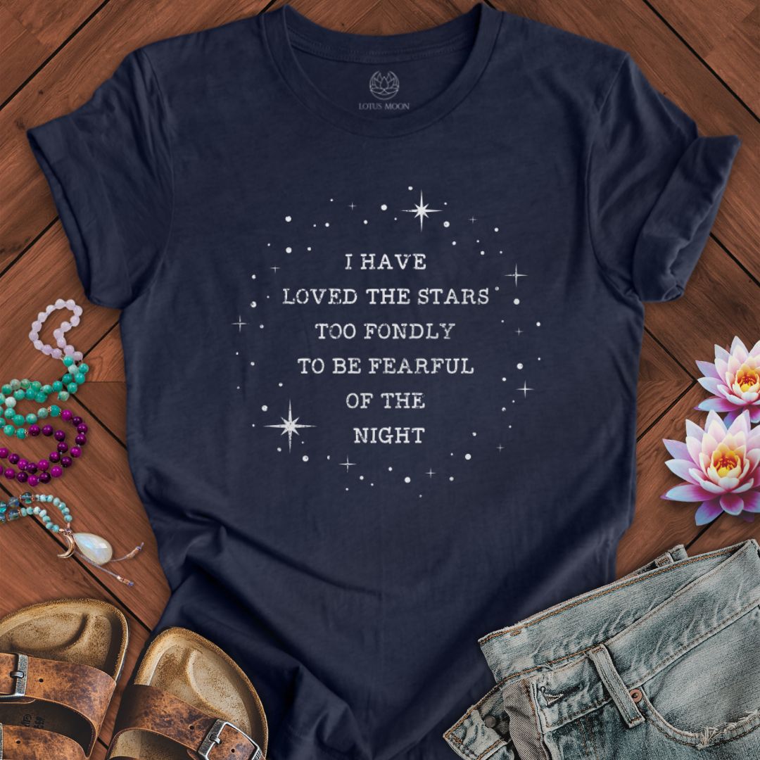 Star Love Tee Heather Midnight Navy