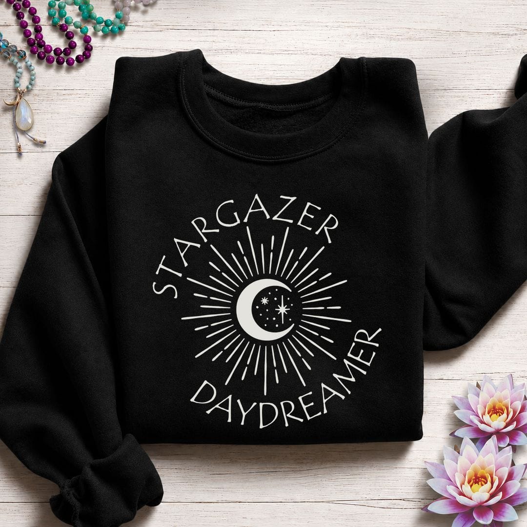 Printify Sweatshirt Stargazer Sweatshirt Black / S