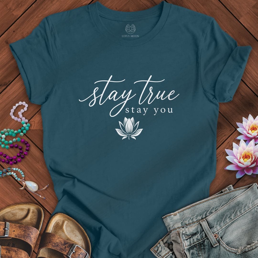 Stay True Tee Deep Teal