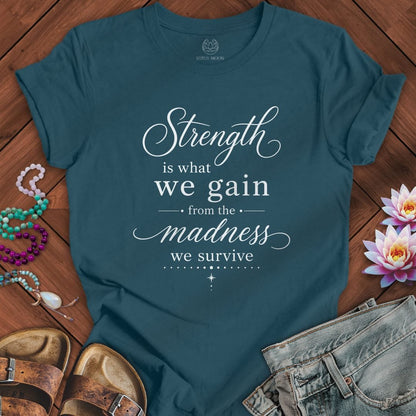 Printify T-Shirt Strength Tee Deep Teal / S