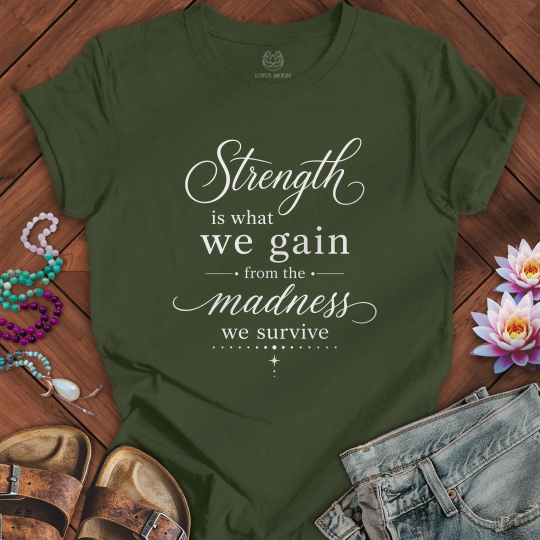 Printify T-Shirt Strength Tee Military Green / S