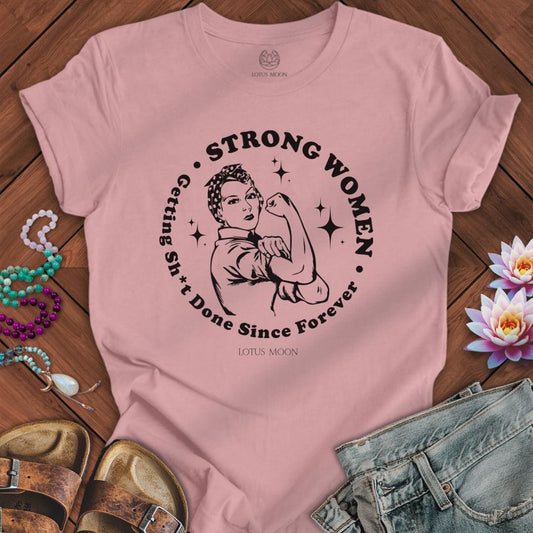 Strong Women Tee Orchid