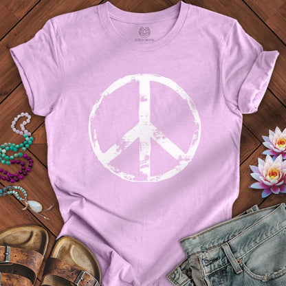Summer Classic Peace Tee Lilac