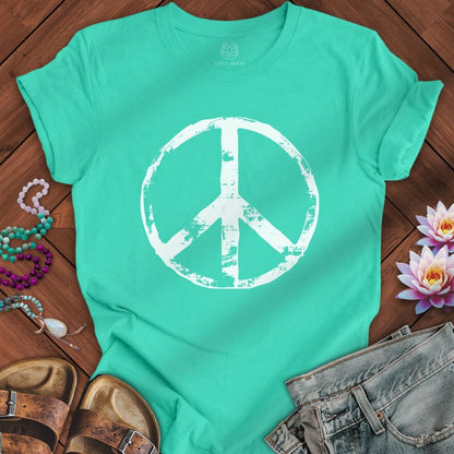 Summer Classic Peace Tee Teal