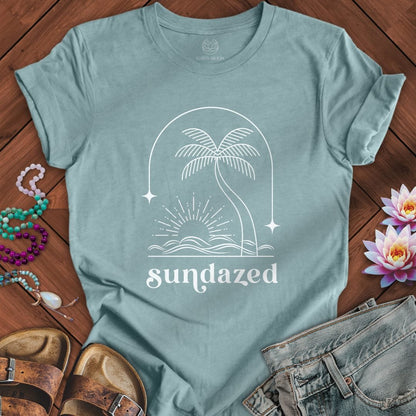 Sundazed Tee Heather Blue Lagoon
