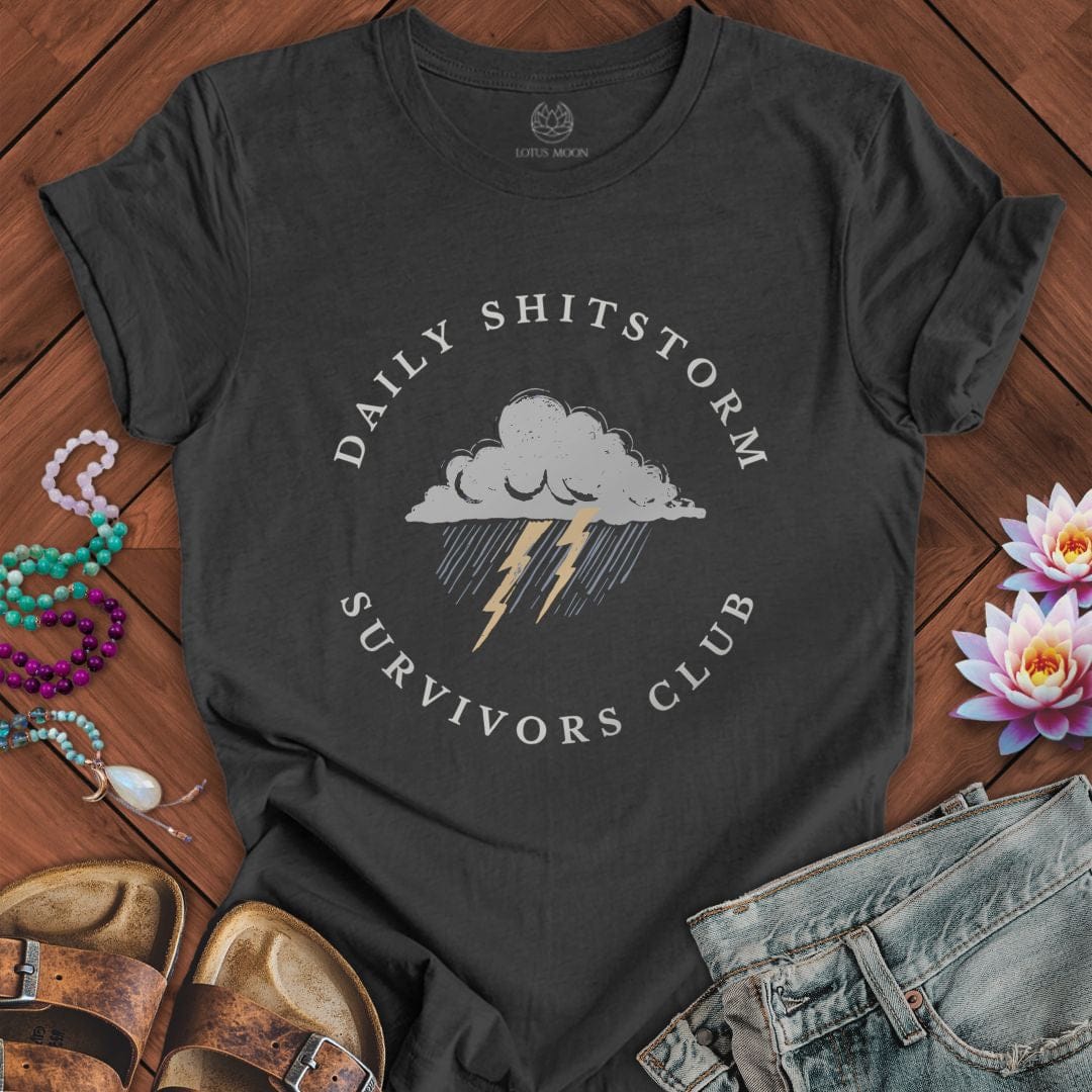 Survivor's Club Tee Dark Grey Heather