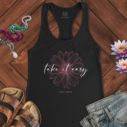 Take It Easy Tank Solid Black