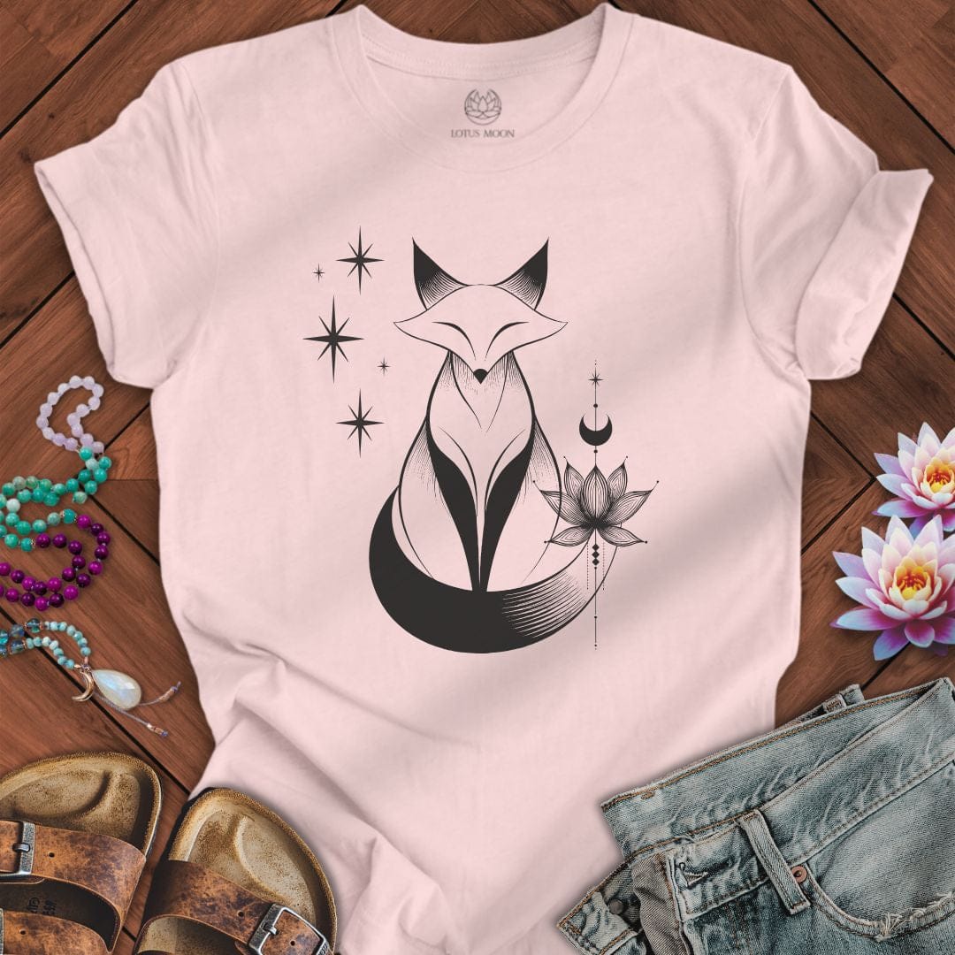 Tattoo Fox Tee Soft Pink