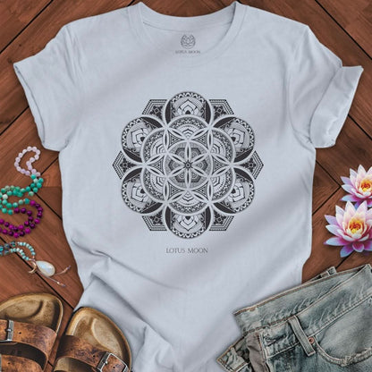 Thai Mandala Tee Light Blue