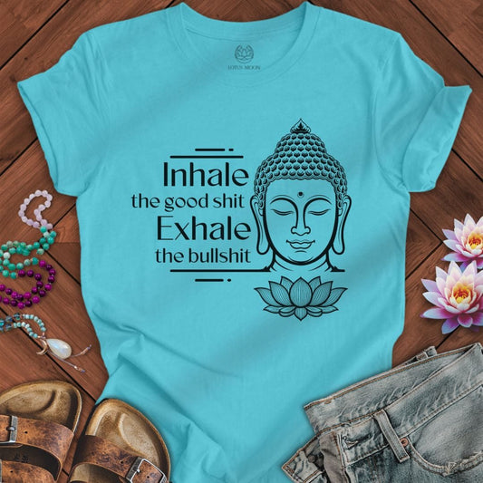 The Good Shit Tee Turquoise