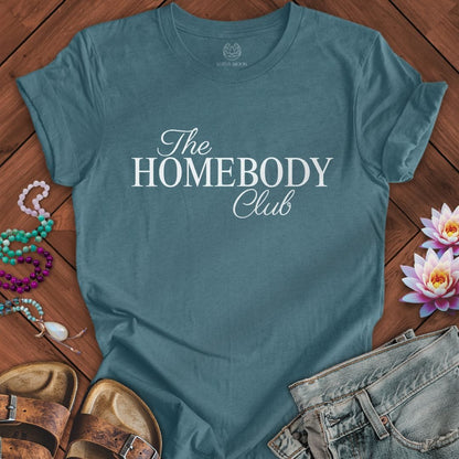 The Homebody Club Tee Heather Deep Teal