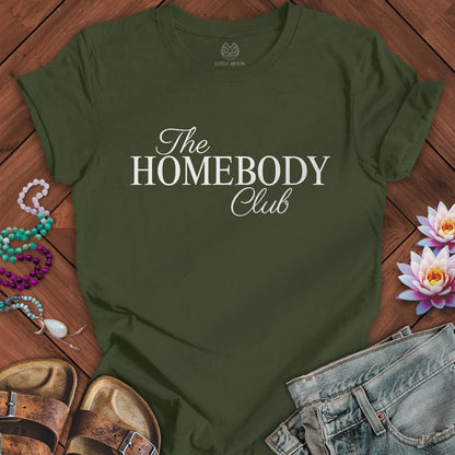 The Homebody Club Tee Military Green