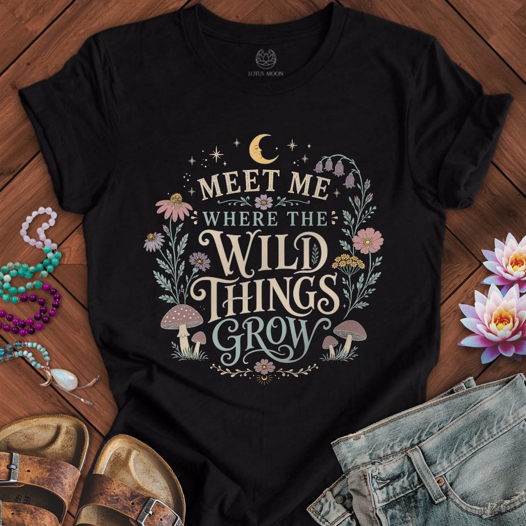 Printify T-Shirt The Wild Things Tee Black / S