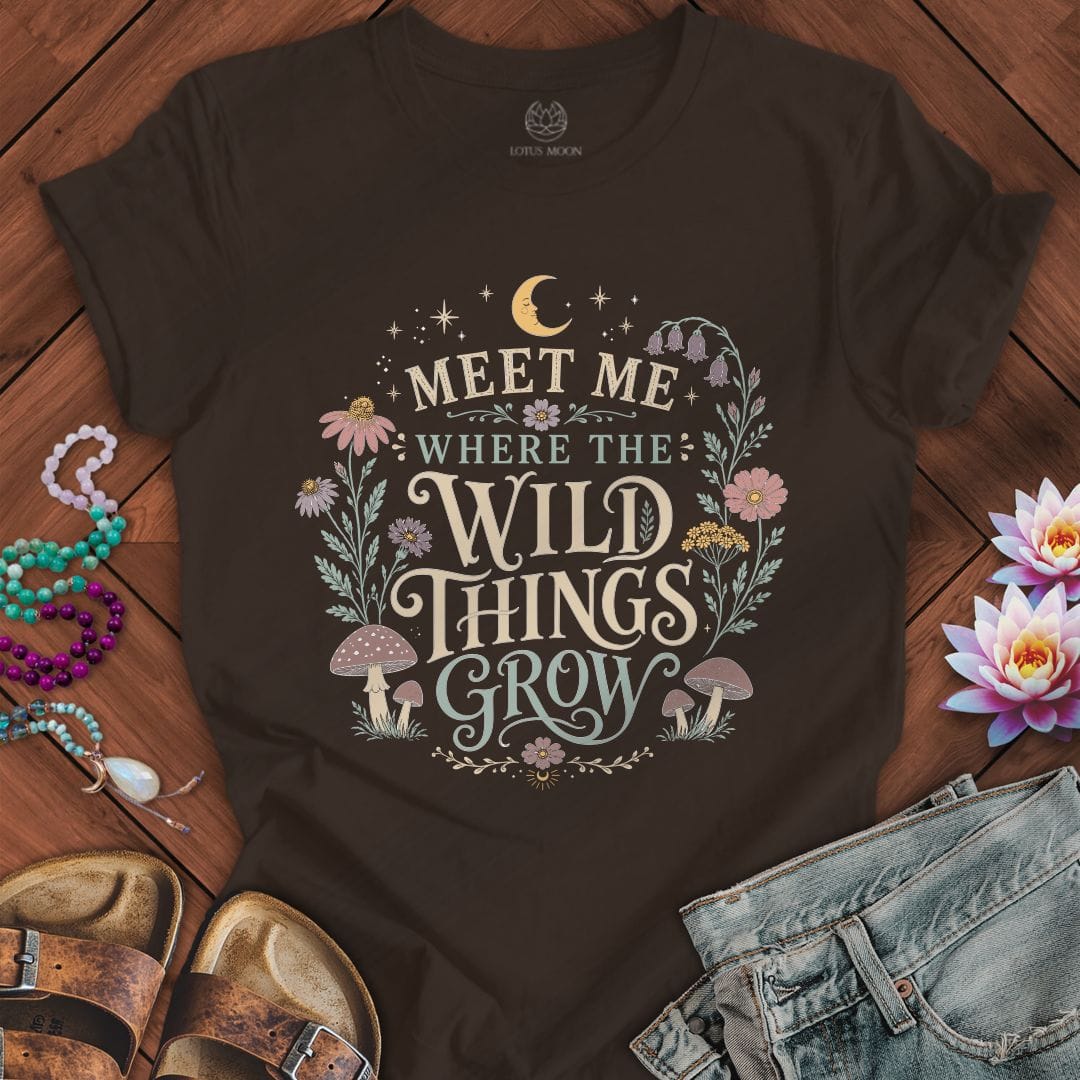 Printify T-Shirt The Wild Things Tee Brown / S