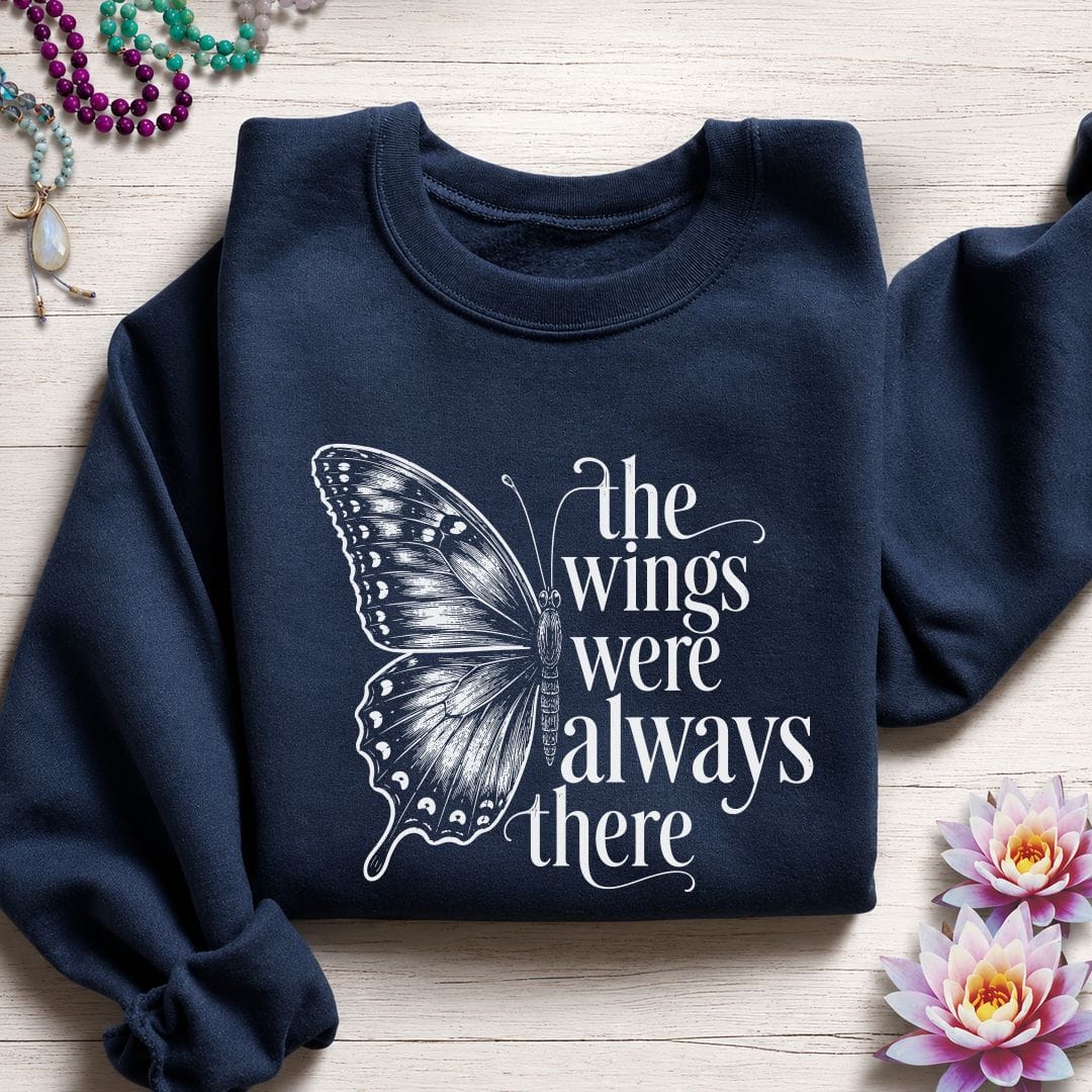 The Wings Sweatshirt Navy