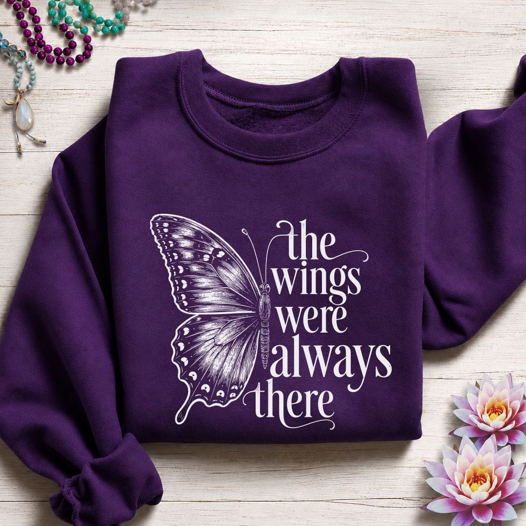The Wings Sweatshirt Purple