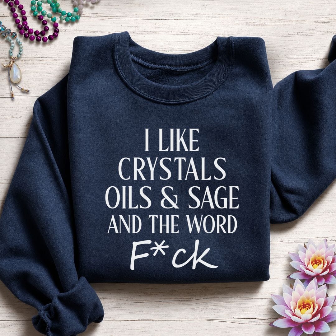 Printify Sweatshirt Things I Like Sweatshirt Navy / S