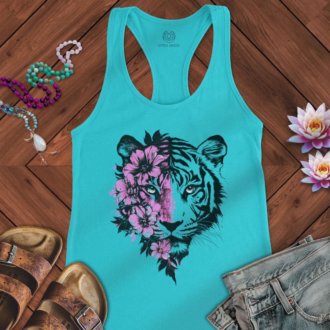 Tigress Tank Solid Tahiti Blue