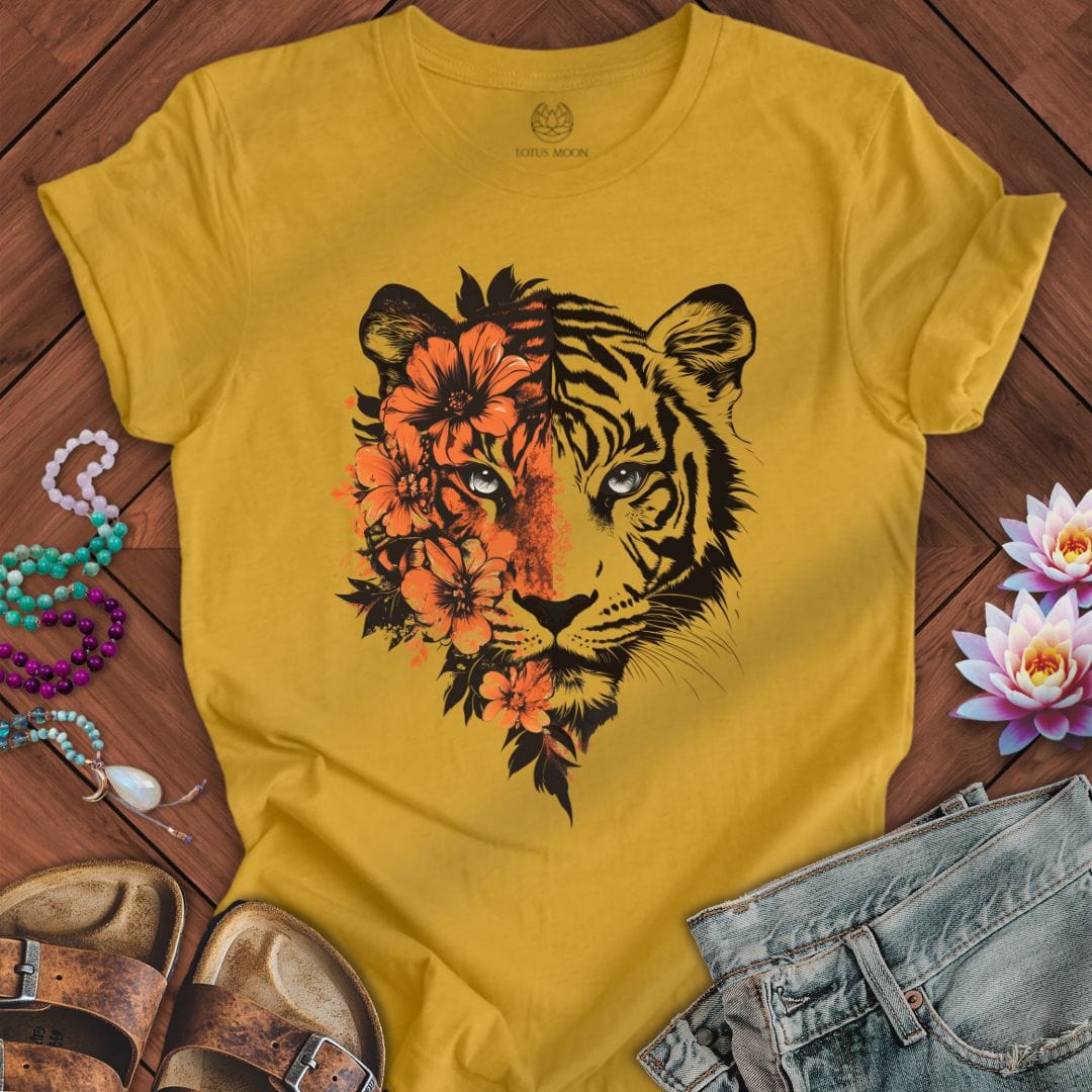 Tigress Tee Heather Mustard