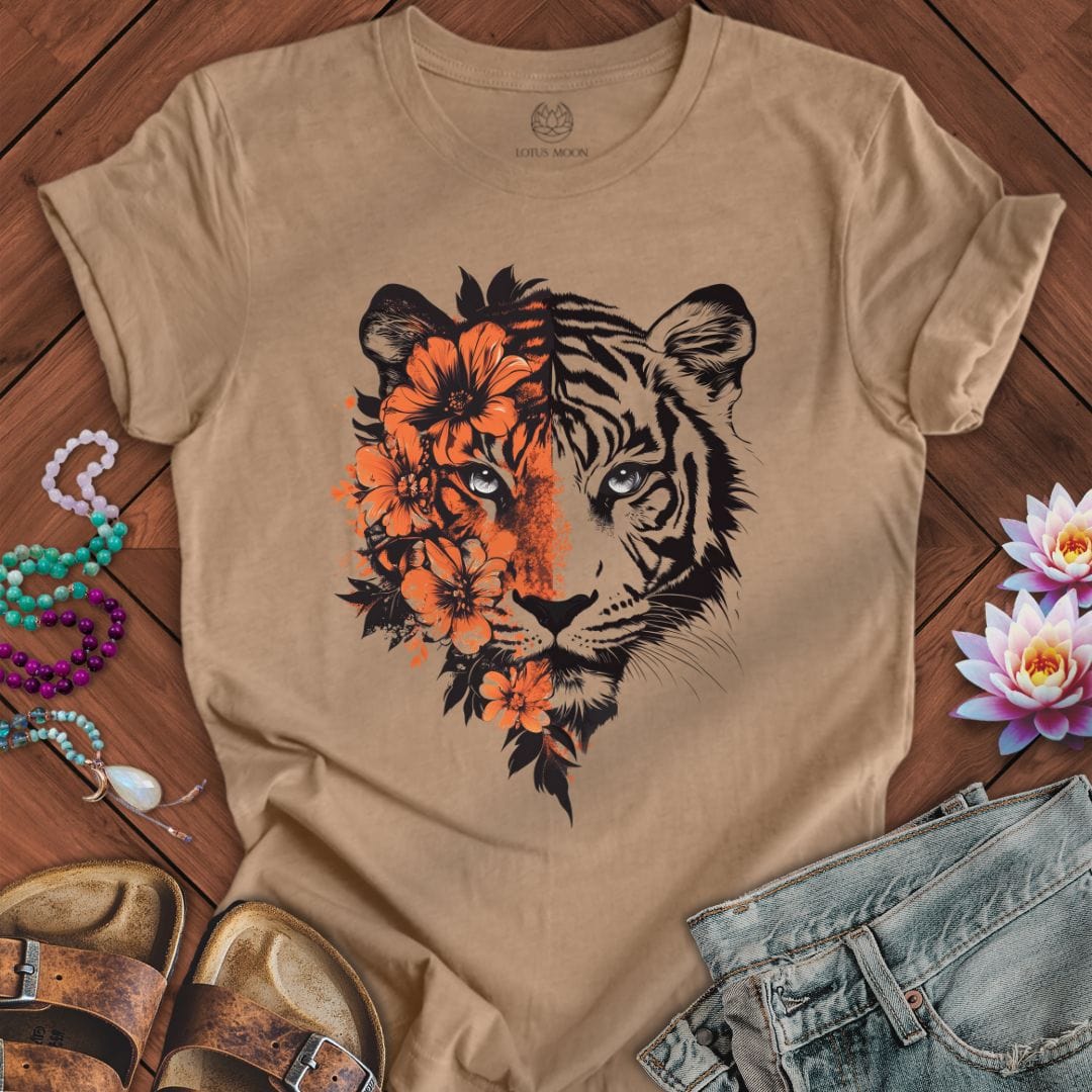 Tigress Tee Heather Tan