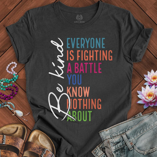 Time To Be Kind Tee Dark Grey Heather