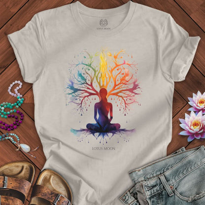 Tree of Thought Tee Heather Dust