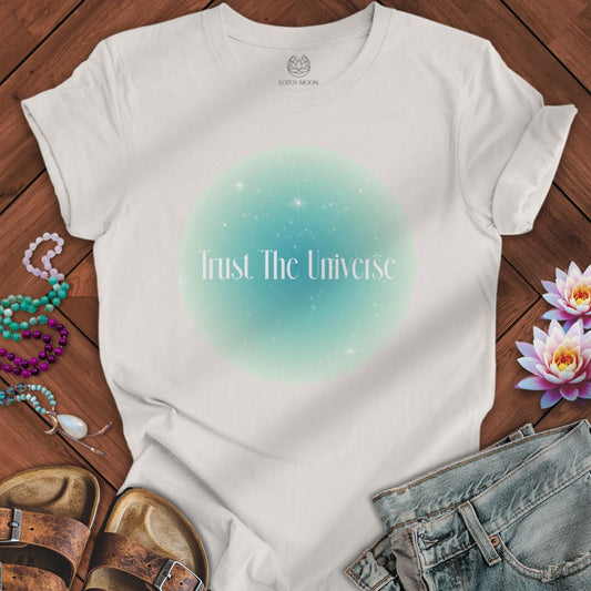 Trust the Universe Aura Tee Vintage White