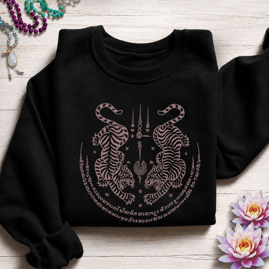 Twin Tigers Sweatshirt Black