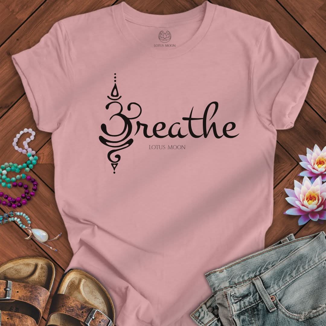 Unalome Breathe Tee Orchid