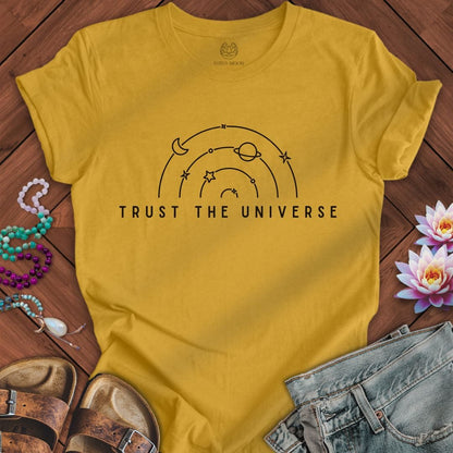 Universe Tee Heather Mustard
