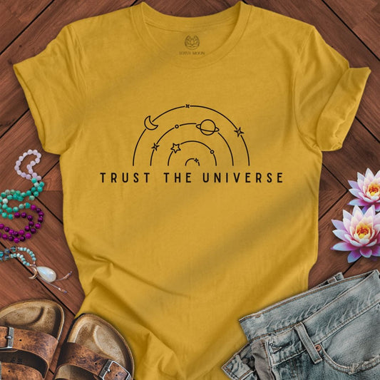 Universe Tee Heather Mustard