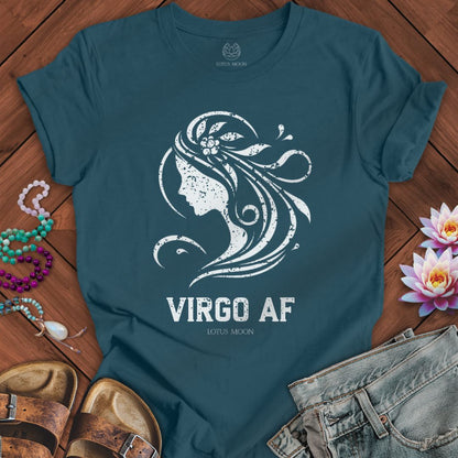 Virgo AF Tee Deep Teal