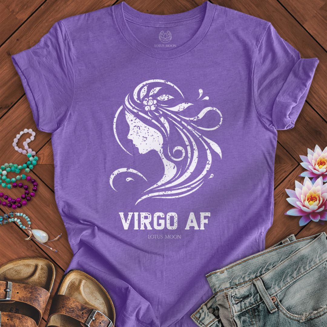 Virgo AF Tee Heather Team Purple