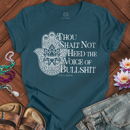 Printify T-Shirt Voice of Bullshit Tee Deep Teal / S