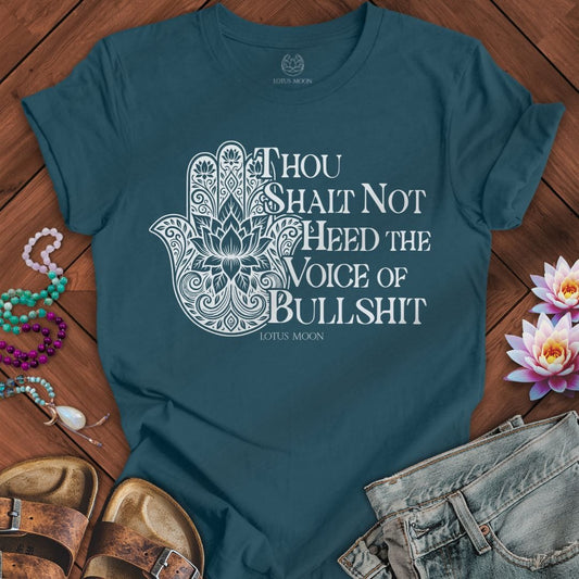 Voice of Bullshit Tee Deep Teal