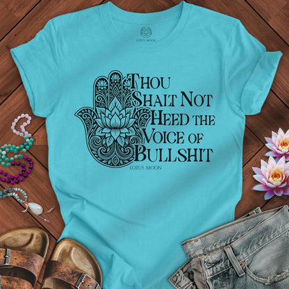 Printify T-Shirt Voice of Bullshit Tee Turquoise / S