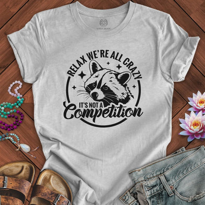 We're All Crazy Tee Athletic Heather