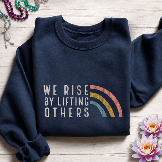 We Rise Graphic Sweatshirt Navy