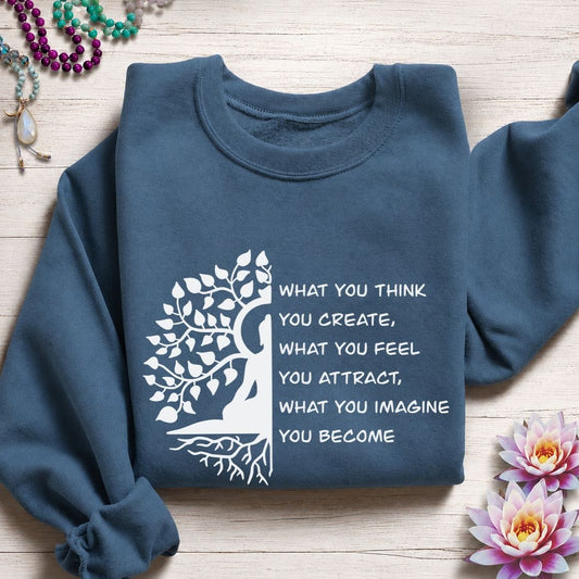 What You Think Sweatshirt Indigo Blue