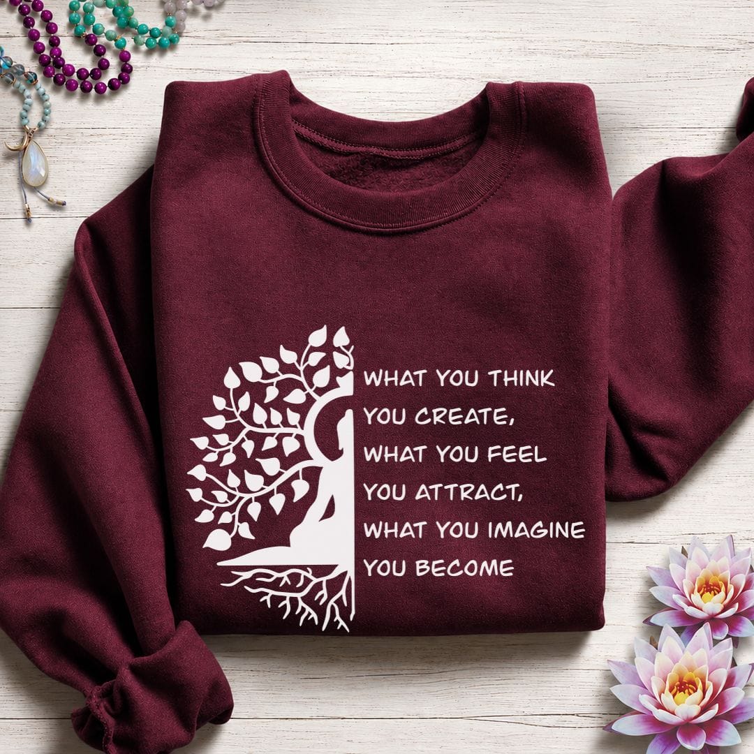 What You Think Sweatshirt Maroon
