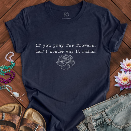 Printify T-Shirt Why It Rains Tee Heather Midnight Navy / S