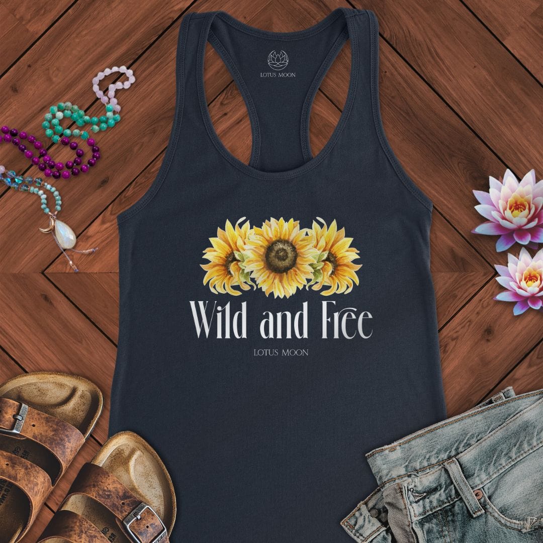 Wild and Free Tank Solid Midnight Navy