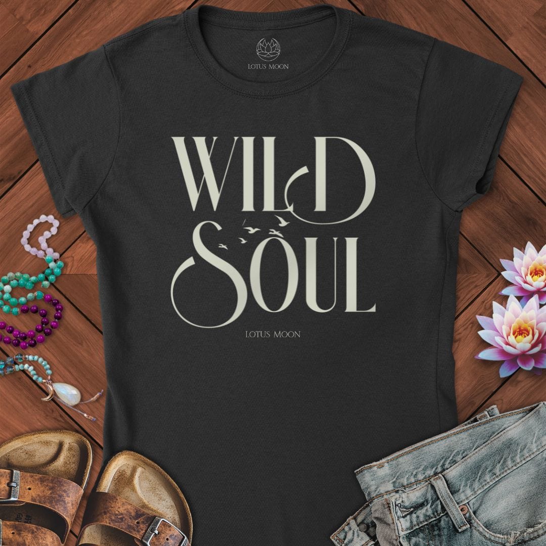 Wild Soul Fitted Tee Black