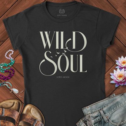 Wild Soul Fitted Tee Black