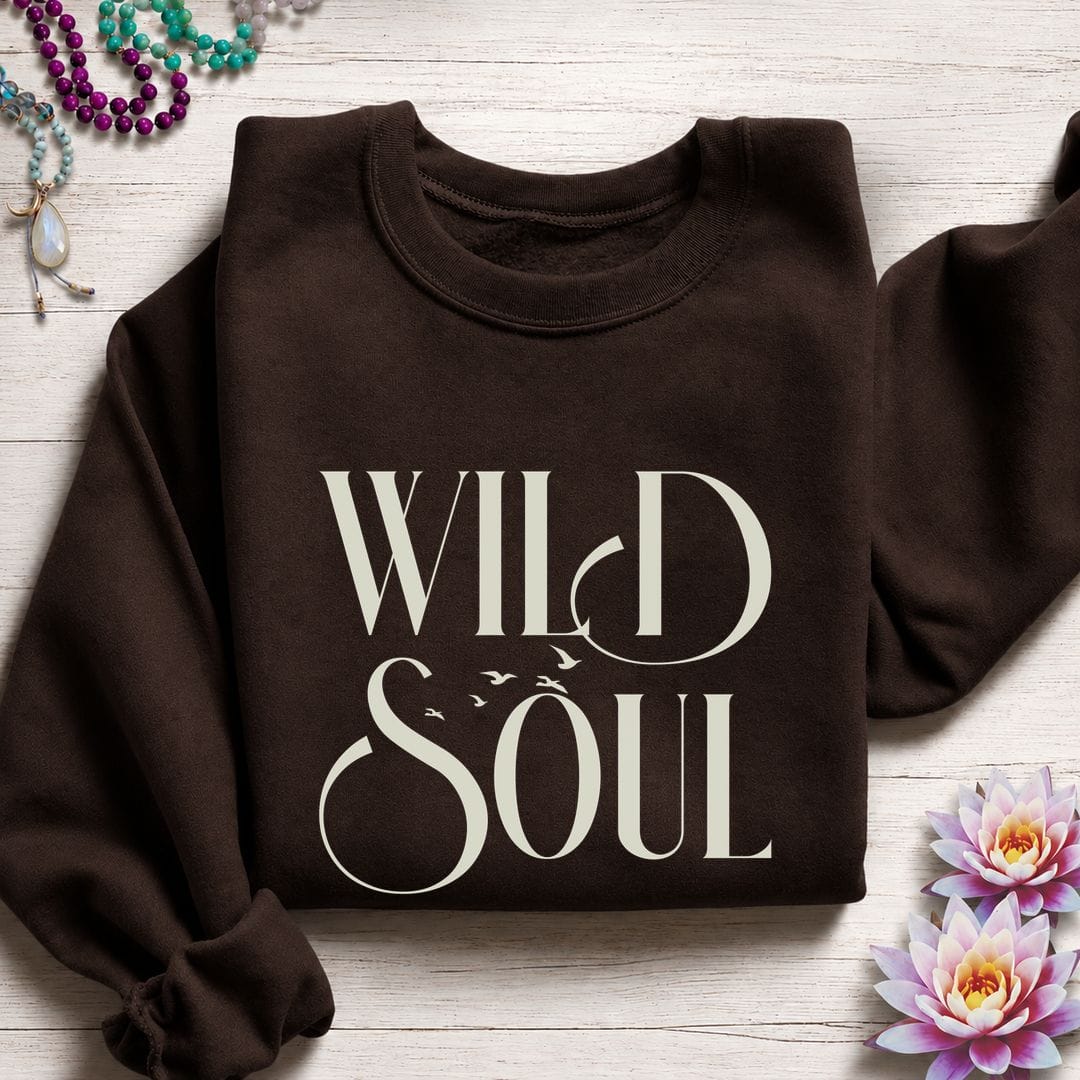 Printify Sweatshirt Wild Soul Sweatshirt S / Dark Chocolate