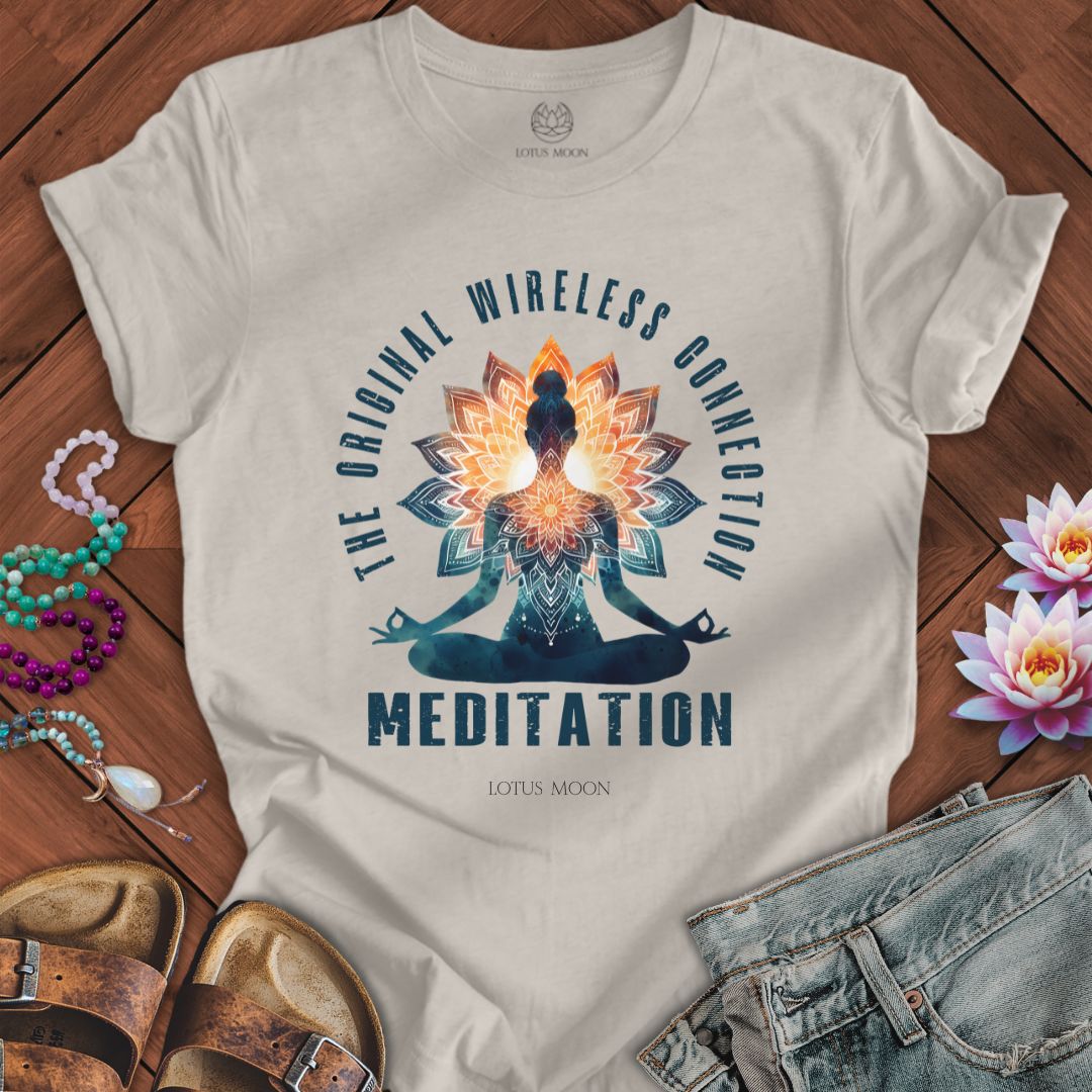 Wireless Connection Tee Heather Dust