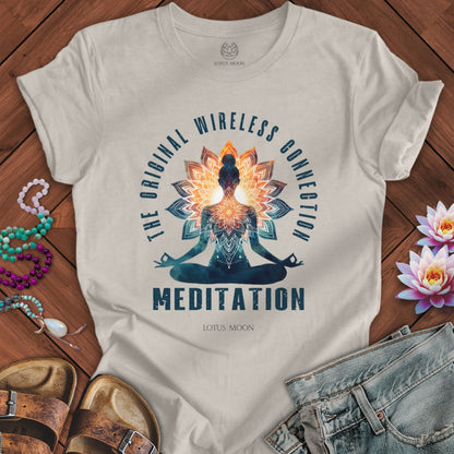 Wireless Connection Tee Heather Dust