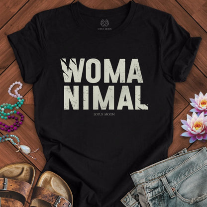 Womanimal Tee Black Heather