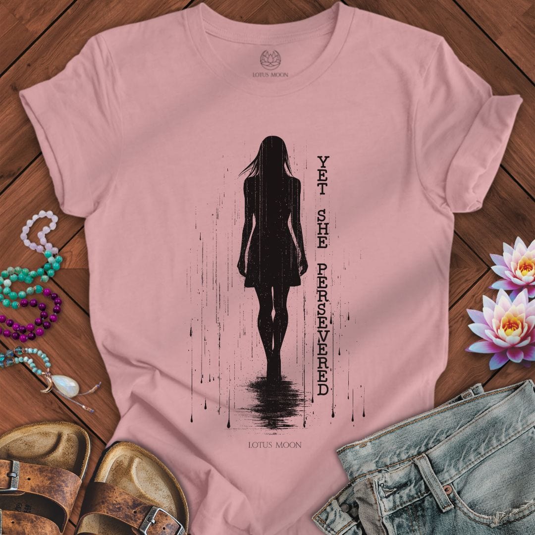 Yet She Persevered Tee Orchid
