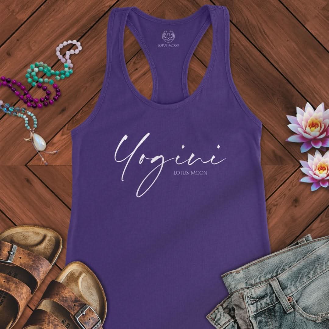 Yogini Tank Solid Purple Rush